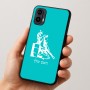 כיסוי בעיצוב אישי עם השם שלך לדגם - Motorola Moto E15 4G בעיצוב קאוגירל