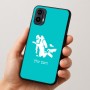 כיסוי בעיצוב אישי עם השם שלך לדגם - Motorola Moto E15 4G בעיצוב צוללן