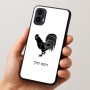 כיסוי בעיצוב אישי עם השם שלך לדגם - Motorola Moto E15 4G בעיצוב תרנגול