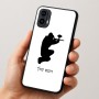 כיסוי בעיצוב אישי עם השם שלך לדגם - Motorola Moto E15 4G בעיצוב שחקן כאב כדור