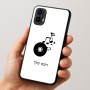 כיסוי בעיצוב אישי עם השם שלך לדגם - Motorola Moto E15 4G בעיצוב תקליטור - אזור מוזיקה