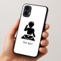 כיסוי בעיצוב אישי עם השם שלך לדגם - Motorola Moto E15 4G בעיצוב אזור מוזיקה של די ג'יי