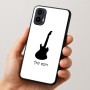 כיסוי בעיצוב אישי עם השם שלך לדגם - Motorola Moto E15 4G בעיצוב גיטרה