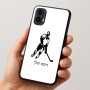 כיסוי בעיצוב אישי עם השם שלך לדגם - Motorola Moto E15 4G בעיצוב שחקן הוקי