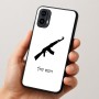 כיסוי בעיצוב אישי עם השם שלך לדגם - Motorola Moto E15 4G בעיצוב אק 47