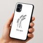 כיסוי בעיצוב אישי עם השם שלך לדגם - Motorola Moto E15 4G בעיצוב חיטה גלית זהב
