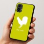 כיסוי בעיצוב אישי עם השם שלך לדגם - Motorola Moto E15 4G בעיצוב תרנגול