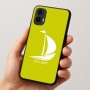 כיסוי בעיצוב אישי עם השם שלך לדגם - Motorola Moto E15 4G בעיצוב סירה