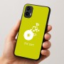 כיסוי בעיצוב אישי עם השם שלך לדגם - Motorola Moto E15 4G בעיצוב תקליטור - אזור מוזיקה