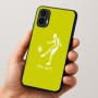 כיסוי בעיצוב אישי עם השם שלך לדגם - Motorola Moto E15 4G בעיצוב שחקן כדורגל