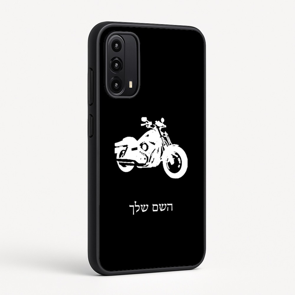 כיסוי בעיצוב אישי עם השם שלך לדגם - Motorola Moto G05 4G בעיצוב הארלי-דיווידסון