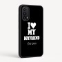 כיסוי בעיצוב אישי עם השם שלך לדגם - Motorola Moto G05 4G בעיצוב אוהבת את החבר שלי