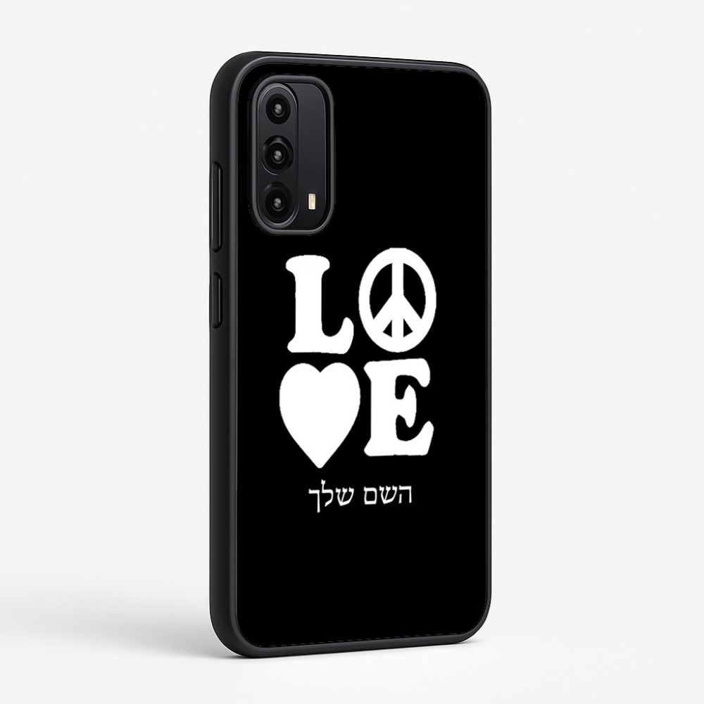 כיסוי בעיצוב אישי עם השם שלך לדגם - Motorola Moto G05 4G בעיצוב אהבה