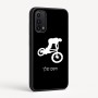 כיסוי בעיצוב אישי עם השם שלך לדגם - Motorola Moto G05 4G בעיצוב רוכב אופניים