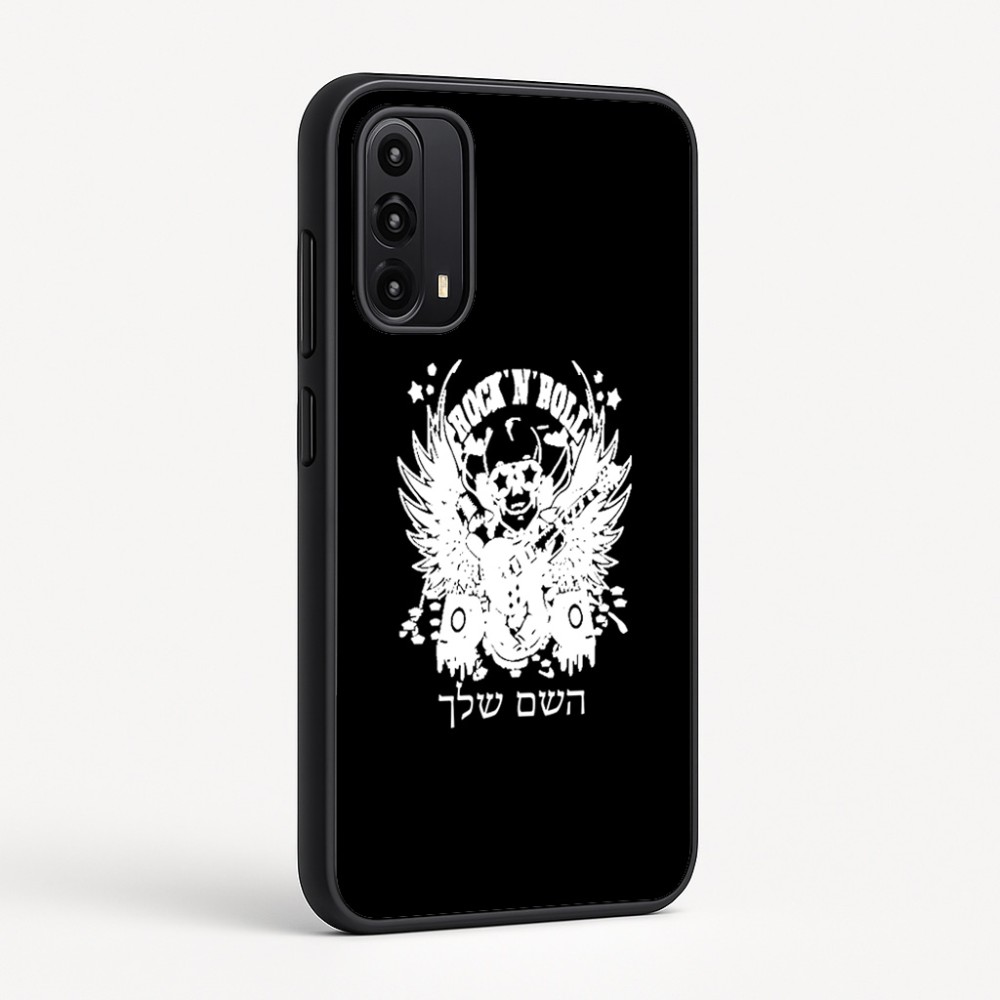 כיסוי בעיצוב אישי עם השם שלך לדגם - Motorola Moto G05 4G בעיצוב רוקנרול