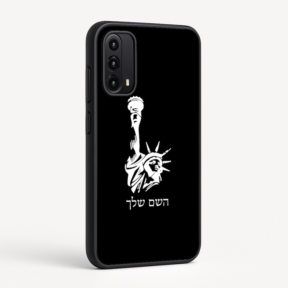 כיסוי בעיצוב אישי עם השם שלך לדגם - Motorola Moto G05 4G בעיצוב פסל החירות