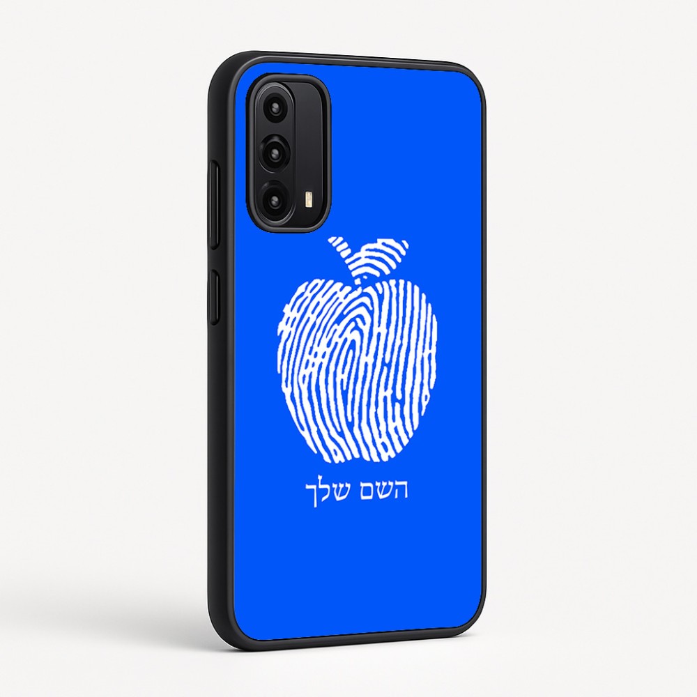 כיסוי בעיצוב אישי עם השם שלך לדגם - Motorola Moto G05 4G בעיצוב הדפס תפוח