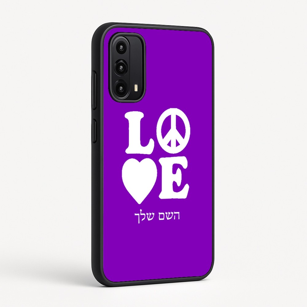 כיסוי בעיצוב אישי עם השם שלך לדגם - Motorola Moto G05 4G בעיצוב אהבה