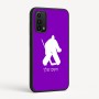 כיסוי בעיצוב אישי עם השם שלך לדגם - Motorola Moto G05 4G בעיצוב הוקי שוערים
