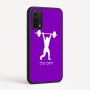 כיסוי בעיצוב אישי עם השם שלך לדגם - Motorola Moto G05 4G בעיצוב הרמת משקולות