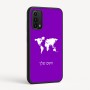 כיסוי בעיצוב אישי עם השם שלך לדגם - Motorola Moto G05 4G בעיצוב מפת העולם