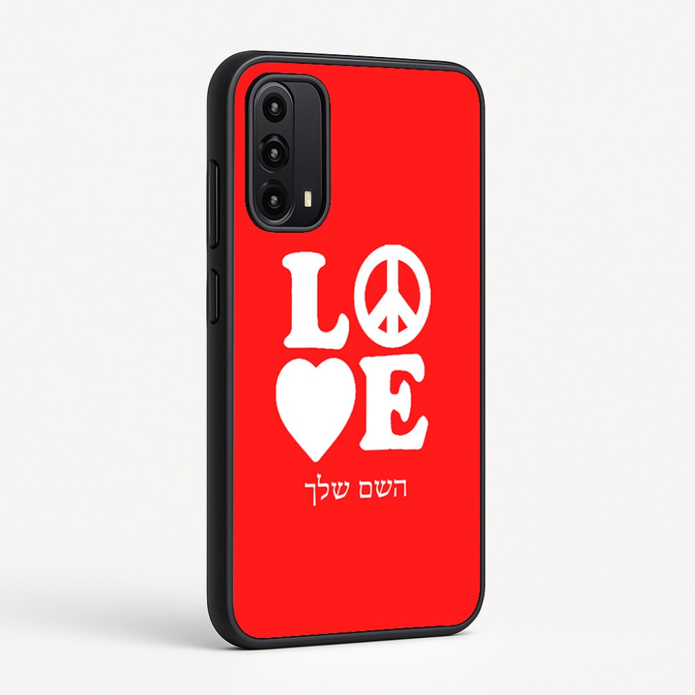 כיסוי בעיצוב אישי עם השם שלך לדגם - Motorola Moto G05 4G בעיצוב אהבה