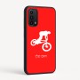 כיסוי בעיצוב אישי עם השם שלך לדגם - Motorola Moto G05 4G בעיצוב רוכב אופניים