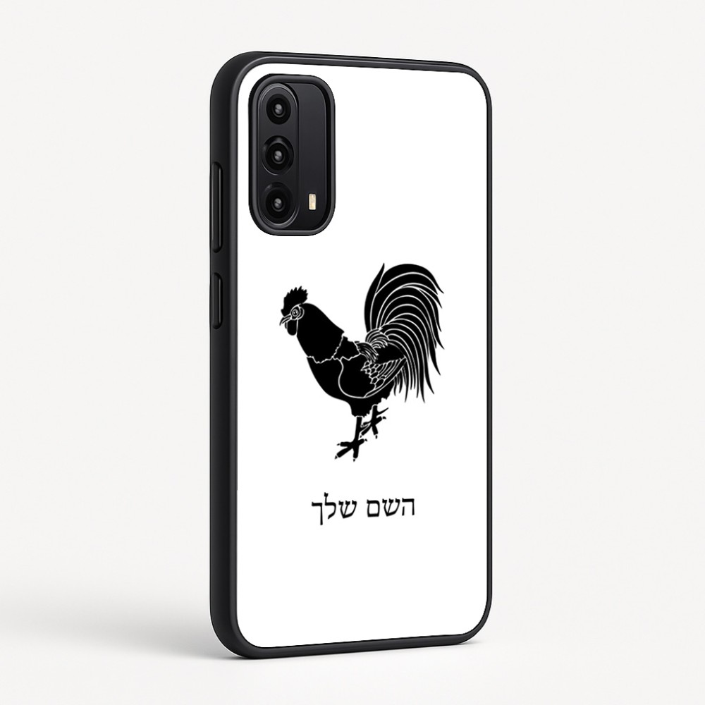 כיסוי בעיצוב אישי עם השם שלך לדגם - Motorola Moto G05 4G בעיצוב תרנגול