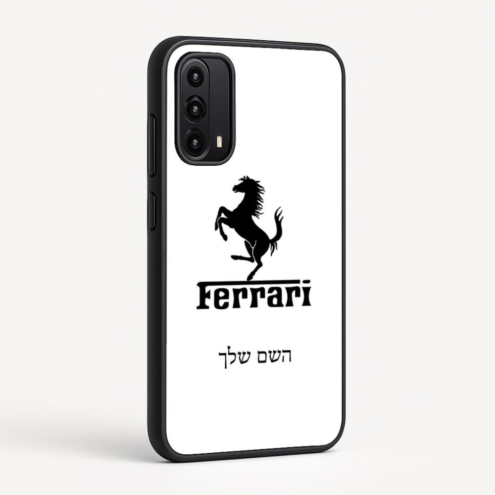 כיסוי בעיצוב אישי עם השם שלך לדגם - Motorola Moto G05 4G בעיצוב פרארי