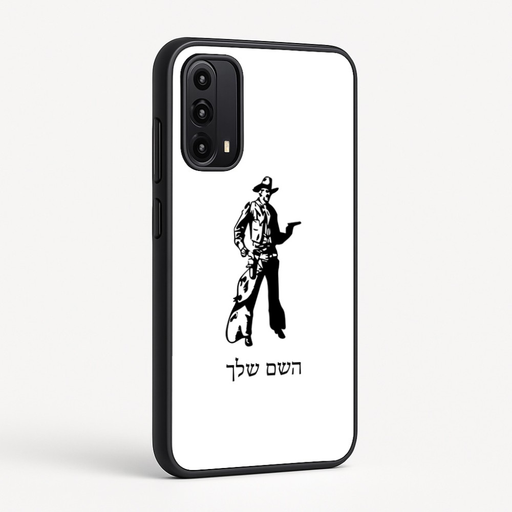 כיסוי בעיצוב אישי עם השם שלך לדגם - Motorola Moto G05 4G בעיצוב קאובוי המערב הפרוע