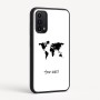 כיסוי בעיצוב אישי עם השם שלך לדגם - Motorola Moto G05 4G בעיצוב מפת העולם