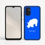 כיסוי בעיצוב אישי עם השם שלך לדגם - Motorola Moto G05 4G בעיצוב קרנף