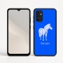 כיסוי בעיצוב אישי עם השם שלך לדגם - Motorola Moto G05 4G בעיצוב זברה