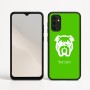 כיסוי בעיצוב אישי עם השם שלך לדגם - Motorola Moto G05 4G בעיצוב פרצוף בולדוג