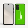 כיסוי בעיצוב אישי עם השם שלך לדגם - Motorola Moto G05 4G בעיצוב סקסופון