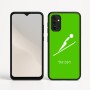 כיסוי בעיצוב אישי עם השם שלך לדגם - Motorola Moto G05 4G בעיצוב קפיצת סקי אולימפית