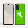 כיסוי בעיצוב אישי עם השם שלך לדגם - Motorola Moto G05 4G בעיצוב אופנוע שלג