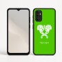 כיסוי בעיצוב אישי עם השם שלך לדגם - Motorola Moto G05 4G בעיצוב פרחי קרן