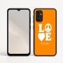 כיסוי בעיצוב אישי עם השם שלך לדגם - Motorola Moto G05 4G בעיצוב אהבה