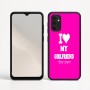 כיסוי בעיצוב אישי עם השם שלך לדגם - Motorola Moto G05 4G בעיצוב אוהב את החברה שלי
