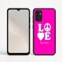 כיסוי בעיצוב אישי עם השם שלך לדגם - Motorola Moto G05 4G בעיצוב אהבה