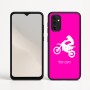 כיסוי בעיצוב אישי עם השם שלך לדגם - Motorola Moto G05 4G בעיצוב מוטוקרוס