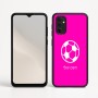 כיסוי בעיצוב אישי עם השם שלך לדגם - Motorola Moto G05 4G בעיצוב כדורגל כדור כדורגל