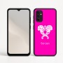 כיסוי בעיצוב אישי עם השם שלך לדגם - Motorola Moto G05 4G בעיצוב פרחי קרן