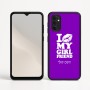 כיסוי בעיצוב אישי עם השם שלך לדגם - Motorola Moto G05 4G בעיצוב לנשק את החברה שלי