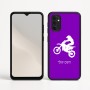כיסוי בעיצוב אישי עם השם שלך לדגם - Motorola Moto G05 4G בעיצוב מוטוקרוס