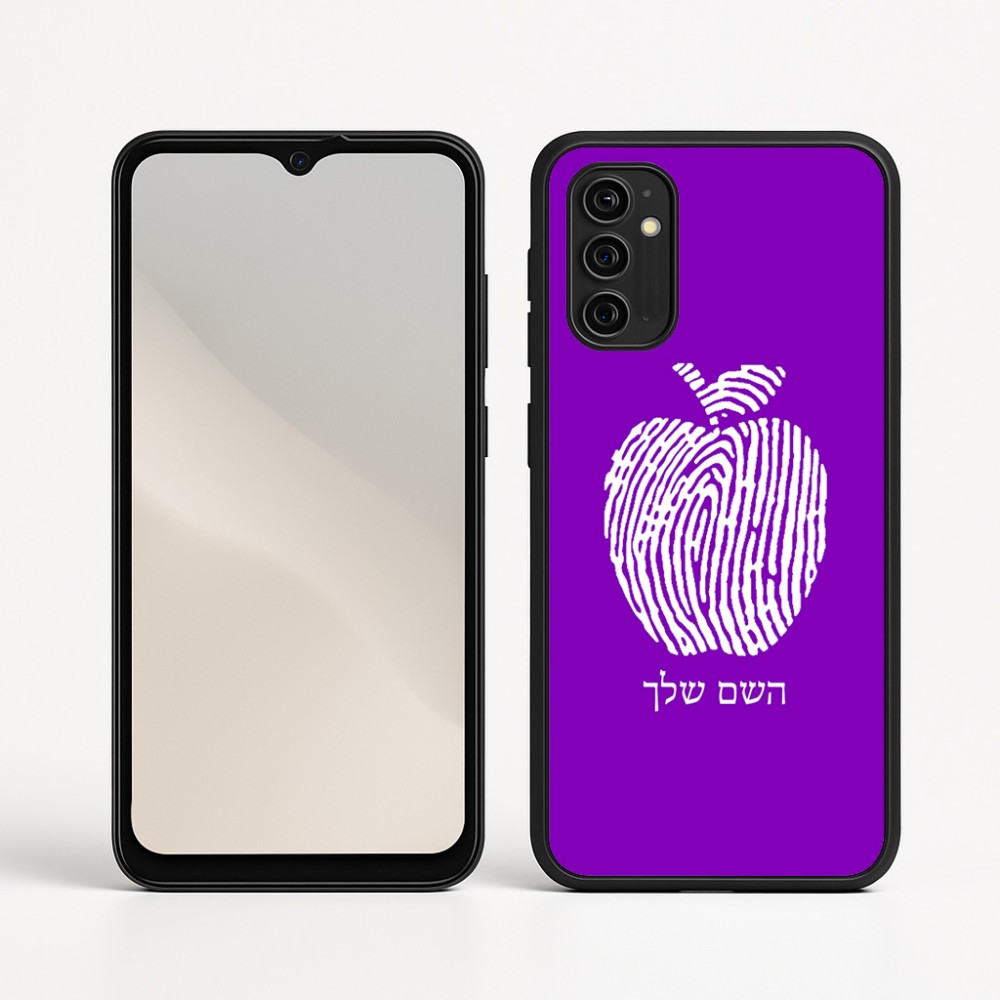 כיסוי בעיצוב אישי עם השם שלך לדגם - Motorola Moto G05 4G בעיצוב הדפס תפוח