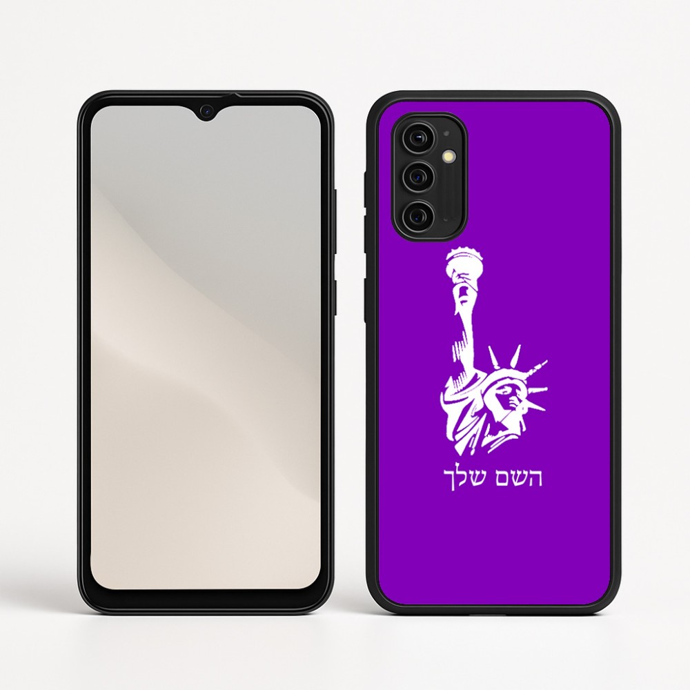 כיסוי בעיצוב אישי עם השם שלך לדגם - Motorola Moto G05 4G בעיצוב פסל החירות