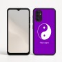 כיסוי בעיצוב אישי עם השם שלך לדגם - Motorola Moto G05 4G בעיצוב סמל יינג יאנג