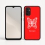 כיסוי בעיצוב אישי עם השם שלך לדגם - Motorola Moto G05 4G בעיצוב פרפר